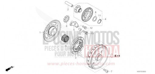 STARTING CLUTCH CRF250RS de 2025